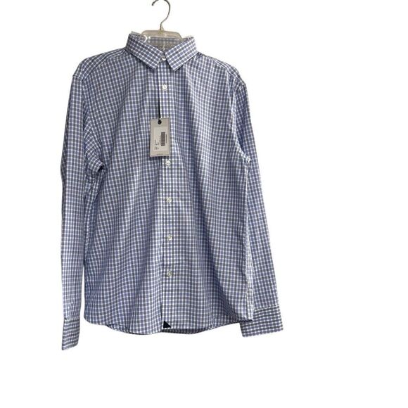 UNTUCKit Men’s Durif Slim Long Sleeve Blue SLIM FIT Wrinkle Free Shirt‎  XLarge - Picture 1 of 12